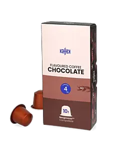 Kaffekapslen Espresso Chocolate Premium pak en capsule voor Nespresso
