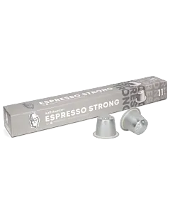 Kaffekapslen Espresso Strong Premium pak en capsule voor Nespresso
