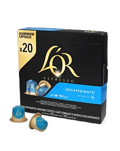 L'OR Decaffeinato XL pak en capsule voor Nespresso
