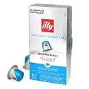 illy Decaffeinato pak en capsule voor Nespresso
