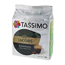 Jacobs Espresso Ristretto Packung und Kapsel für Tassimo