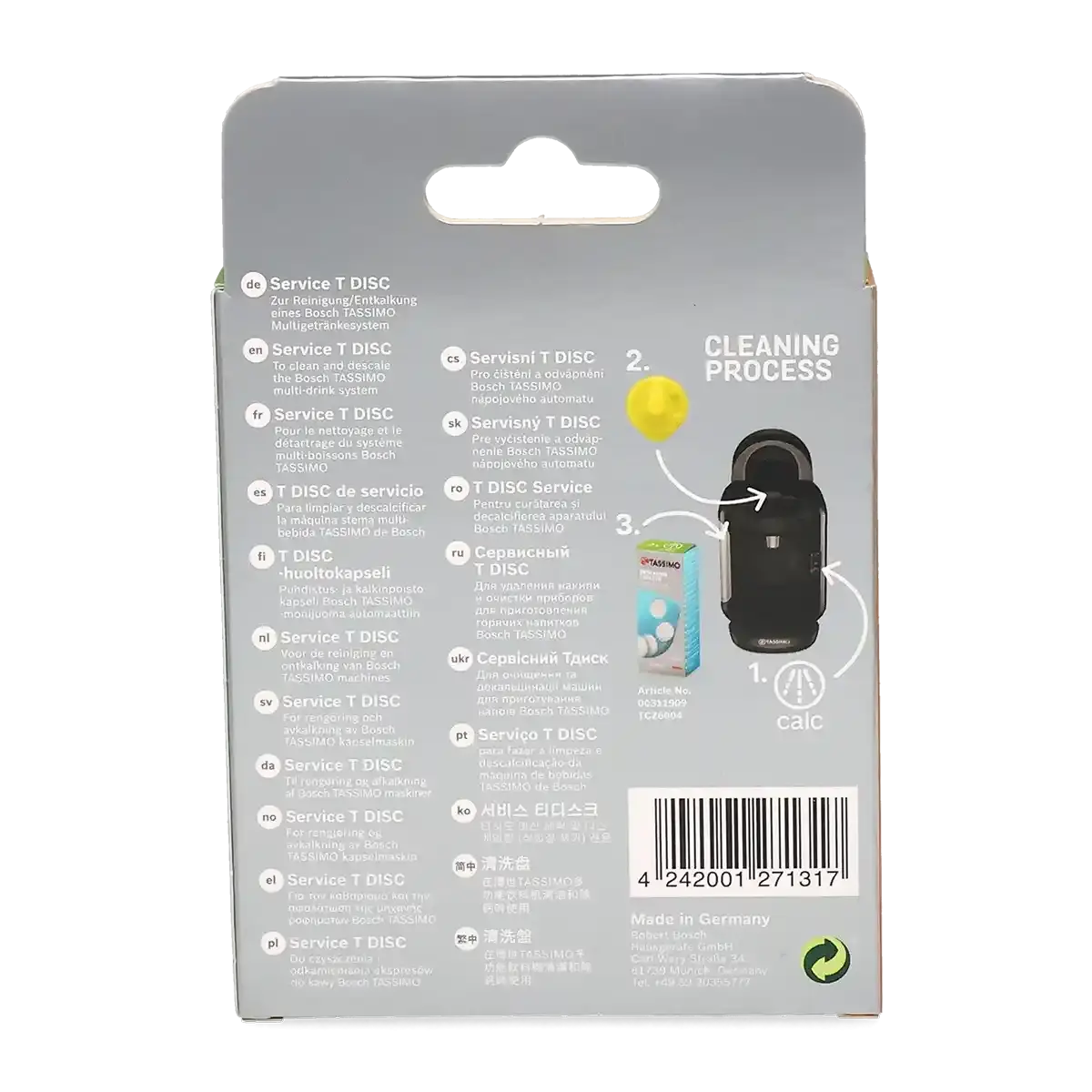 Tassimo\u0020Geel\u0020Service\u0020T\u002Ddisc