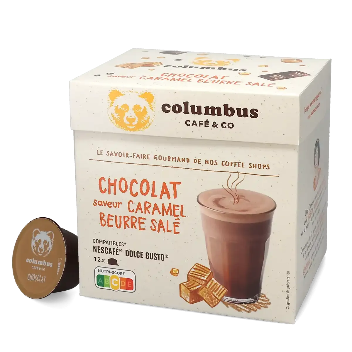 Warme\u0020choco\u0020met\u0020karamelsmaak
