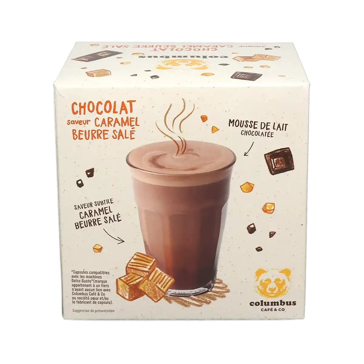 Warme\u0020choco\u0020met\u0020karamelsmaak