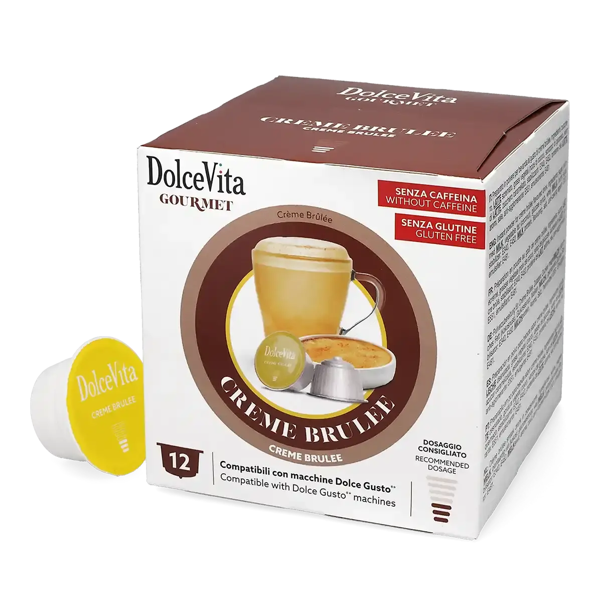 Dolce Vita | Crème Brûlée - 12 capsules voor Dolce Gusto