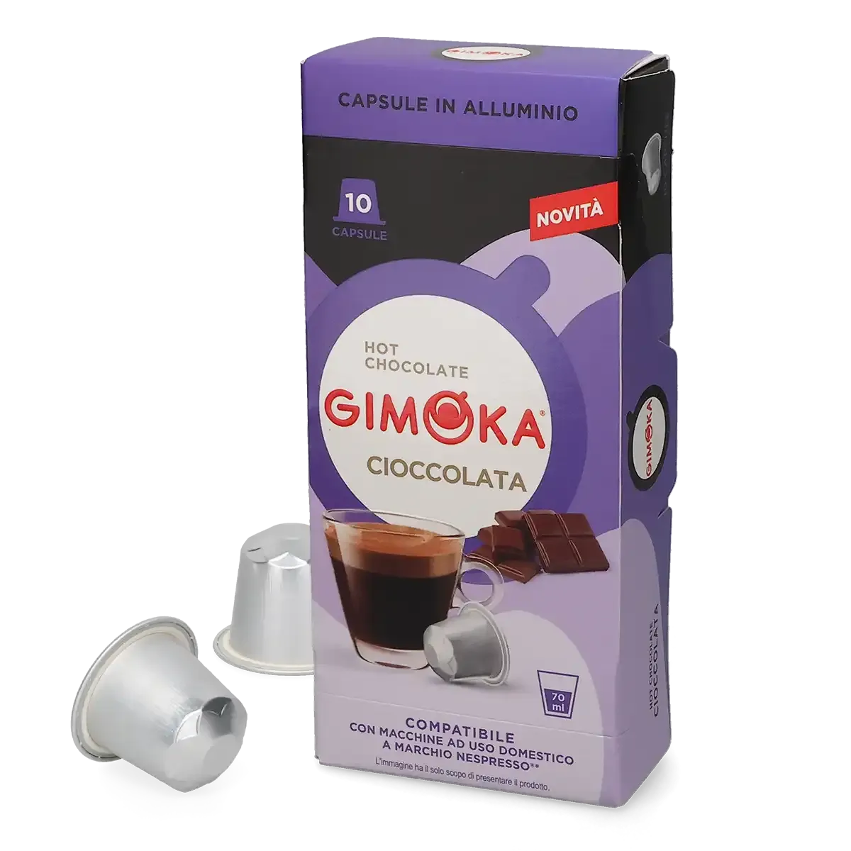 Gimoka | Warme chocolademelk - 10 capsules voor Nespresso®
