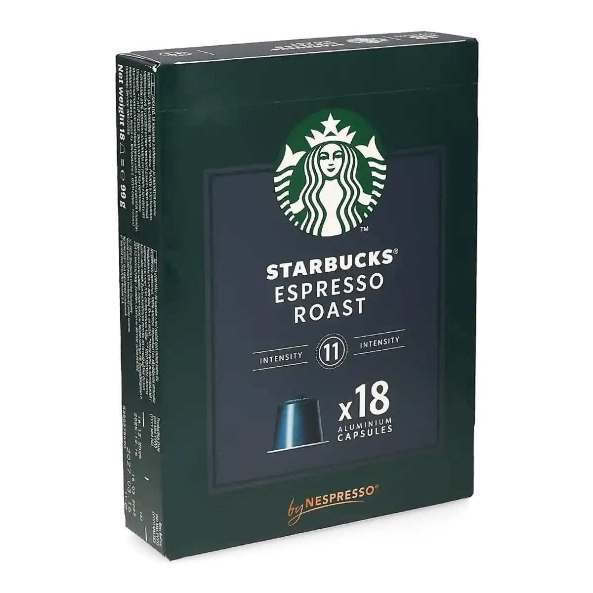 Starbucks | Espresso Roast - 18 capsules Starbucks van Nespresso®