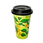 Thermosbeker met koffieplantmotief